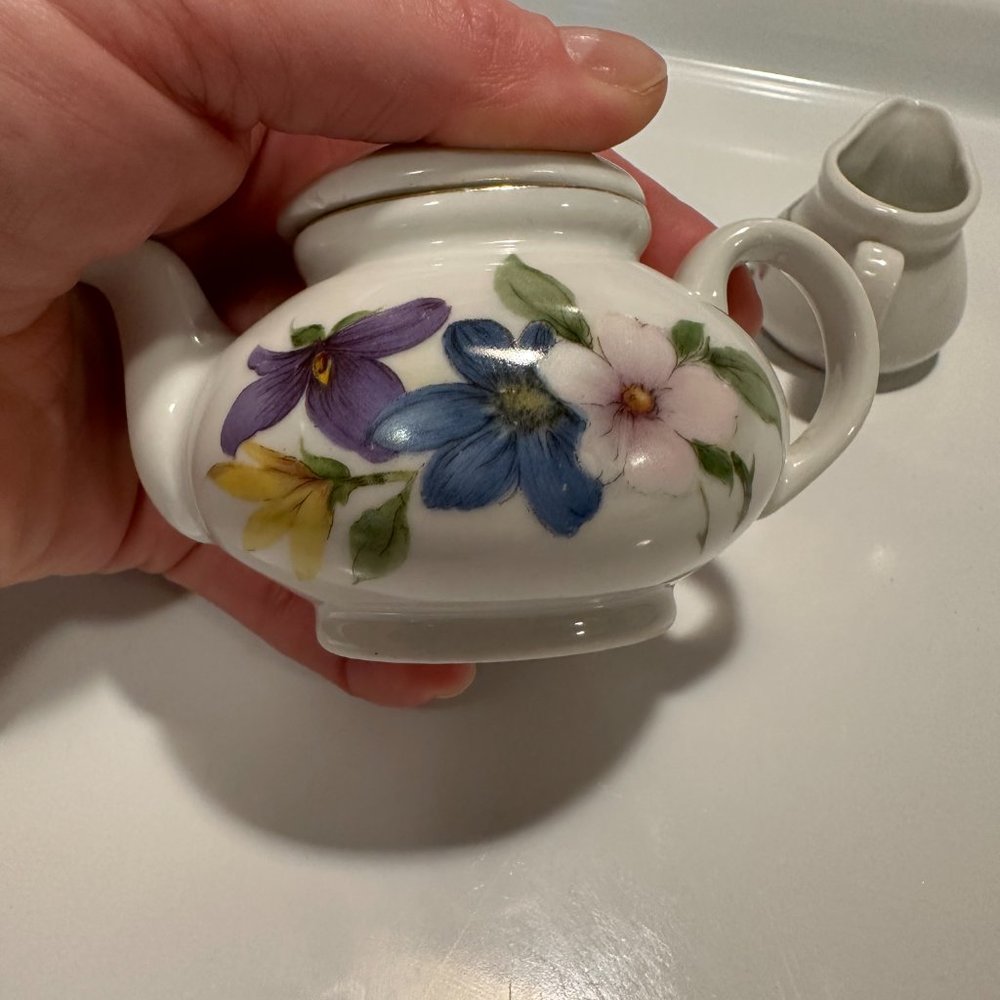 Mini Roehler Teapot & Creamer Set - Vintage - Picture 6 of 8